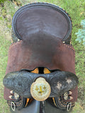 14 inch Circle Y Josey Revolution Barrel Saddle, wide Flex 2 tree