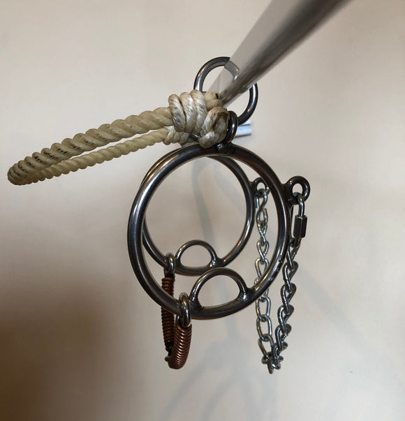 L&W Ring Bit Combination 346 Copper Wrapped Snaffle
