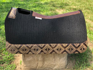 5 Star Saddle Pad Black 7/8 inch Copper Aztec 30x28