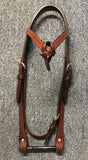 Dark oil Big Horn Futurity Knot Headstall