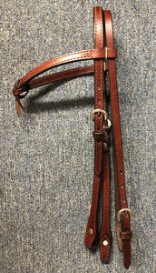 Dark oil Big Horn Futurity Knot Headstall