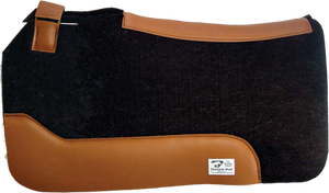 Diamond Wool Black Gold Plus Wool Felt Saddle Pad 1 inch thick CD15