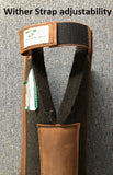 Diamond Wool Black Gold Plus Wool Felt Saddle Pad 3/4 inch thick CD14