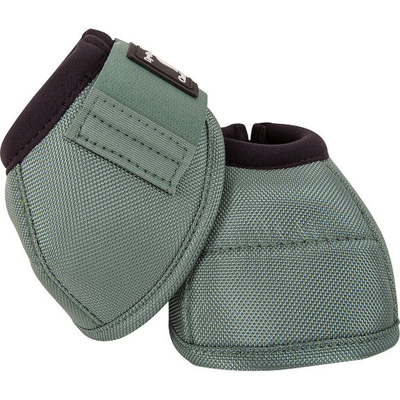Classic Equine DyNo Turn Bell Boots Solid Color Spruce Green