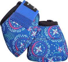 Classic Equine DyNo Turn Designer Line Bell Boots Marine
