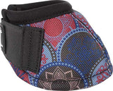 Classic Equine DyNo Turn Designer Line Bell Boots Merlot Medallion