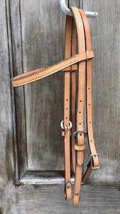 Dakota Leather Browband Headstall HS50 