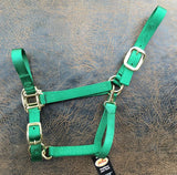 Fabtron Adjustable Nylon Horse Halter Green