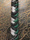 Braided Nylon & Leather Hand Quirt