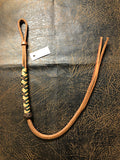Braided Nylon & Leather Hand Quirt