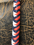 Braided Nylon & Leather Hand Quirt all american