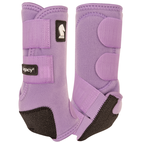 Classic Equine Legacy 2 Protective Boots for horses- Lavender