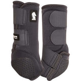 Classic Equine Legacy Flexion Front Protective Boots - Charcoal Gray
