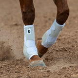 Classic Equine Legacy Flexion Front Protective Boots - White