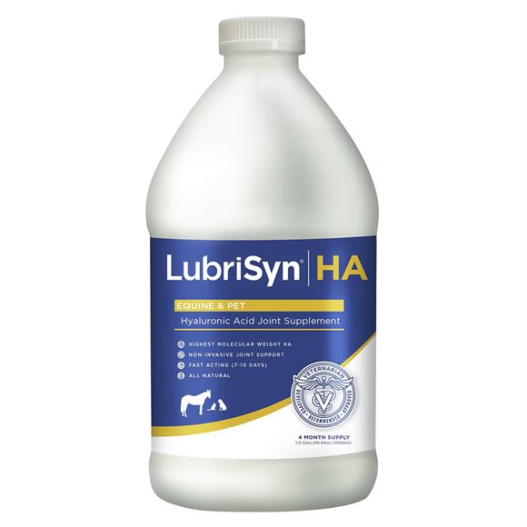 LubriSyn HA Hyaluronic Acid Horse & Pet Joint Supplement 64 oz
