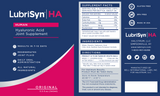Lubrisyn HA Human Joint Supplement Label