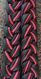 Martha Josey Super Knot Barrel Racing Rein Black/Red