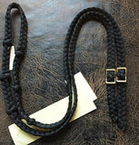 Martha Josey Super Knot Barrel Racing Rein Black