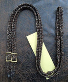 Martha Josey Super Knot Barrel Racing Rein Brown Verigated