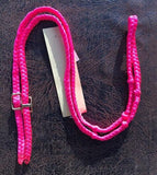 Martha Josey Super Knot Barrel Racing Rein Hot Pink pony size