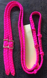 Martha Josey Super Knot Barrel Racing Rein Hot Pink