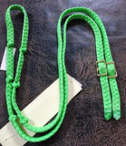 Martha Josey Super Knot Barrel Racing Rein Lime