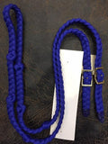 Martha Josey Super Knot Barrel Racing Rein Royal Blue pony size