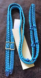 Martha Josey Super Knot Barrel Racing Rein Turquoise/Purple
