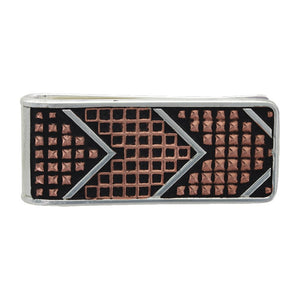 Montana Silversmiths Crosscut Mesh Bead Money Clip MCL18SC-BK