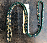 Martha Josey Super Knot Barrel Racing Rein Hunter Navy Tan