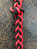 Martha Josey Extra Thick Super Knot Barrel Rein Red/Black