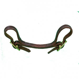 Hot oiled Round Leather Curb Strap for horses