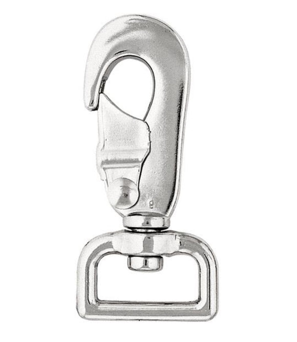 Swivel Snap Nickle 1 inch Square End 407