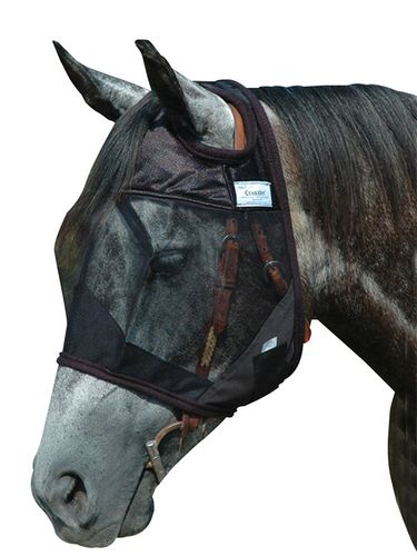 Cashel Quiet Ride Fly Mask Standard Horse Size, No Ears