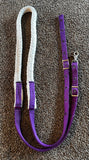 Parker Cotton Rein with Purple Nylon Ends