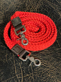Tough 1 Pro Flat Cotton Rein Red 54-905-5