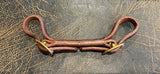 Hot oiled Round Leather Curb Strap for horses