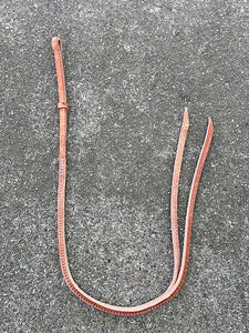 Harness leather hand quirt for horses