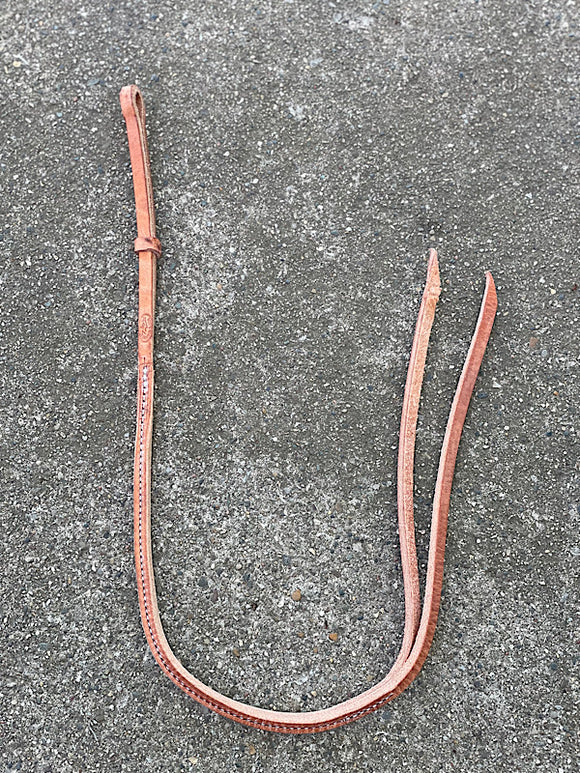 Harness leather hand quirt for horses