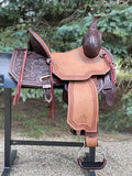 13.5 inch Circle Y Josey Cash Maverick Saddle, MJ46