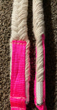 Parker Cotton Rein with Hot Pink Nylon Ends