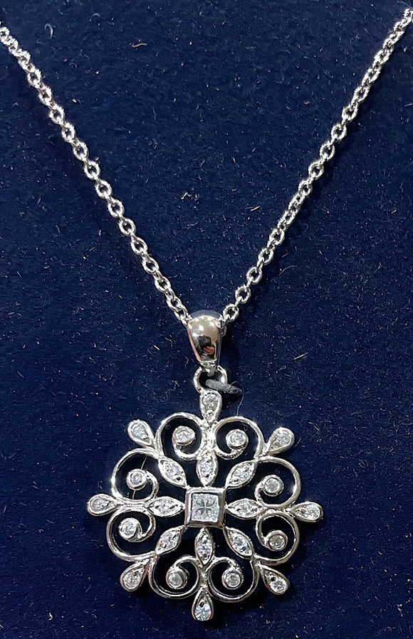 Montana Silversmith Perfect Snowflake Necklace NC2763