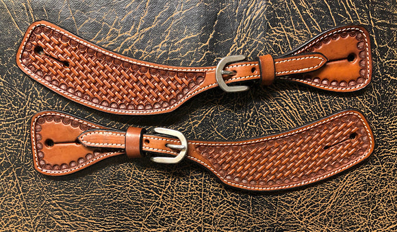 Schutz Brothers Basket Stamped Durango Men's Spur Straps