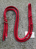 Martha Josey Super Knot Barrel Racing Rein Red