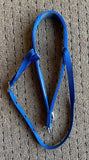 Slightly Used Nylon Noseband Tie Down, Small Horse or Cob sized, Royal Blue