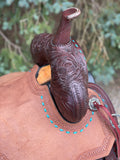 13.5 inch Circle Y Josey Cash Maverick Saddle, MJ46