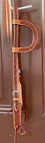 Professionals Choice Single Ear Headstall with Natural Border 3P1021 Windmill tooling