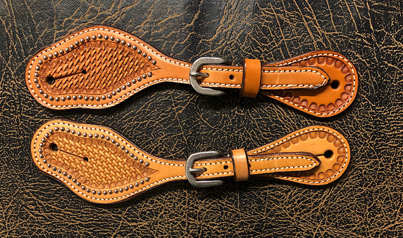 Schutz Brothers Basket Stamped Mini Spot Women's Spur Straps
