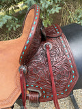 13.5 inch Circle Y Josey Cash Maverick Saddle, MJ46