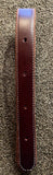Professionals Choice doubled and stitched, burgundy leather off billet